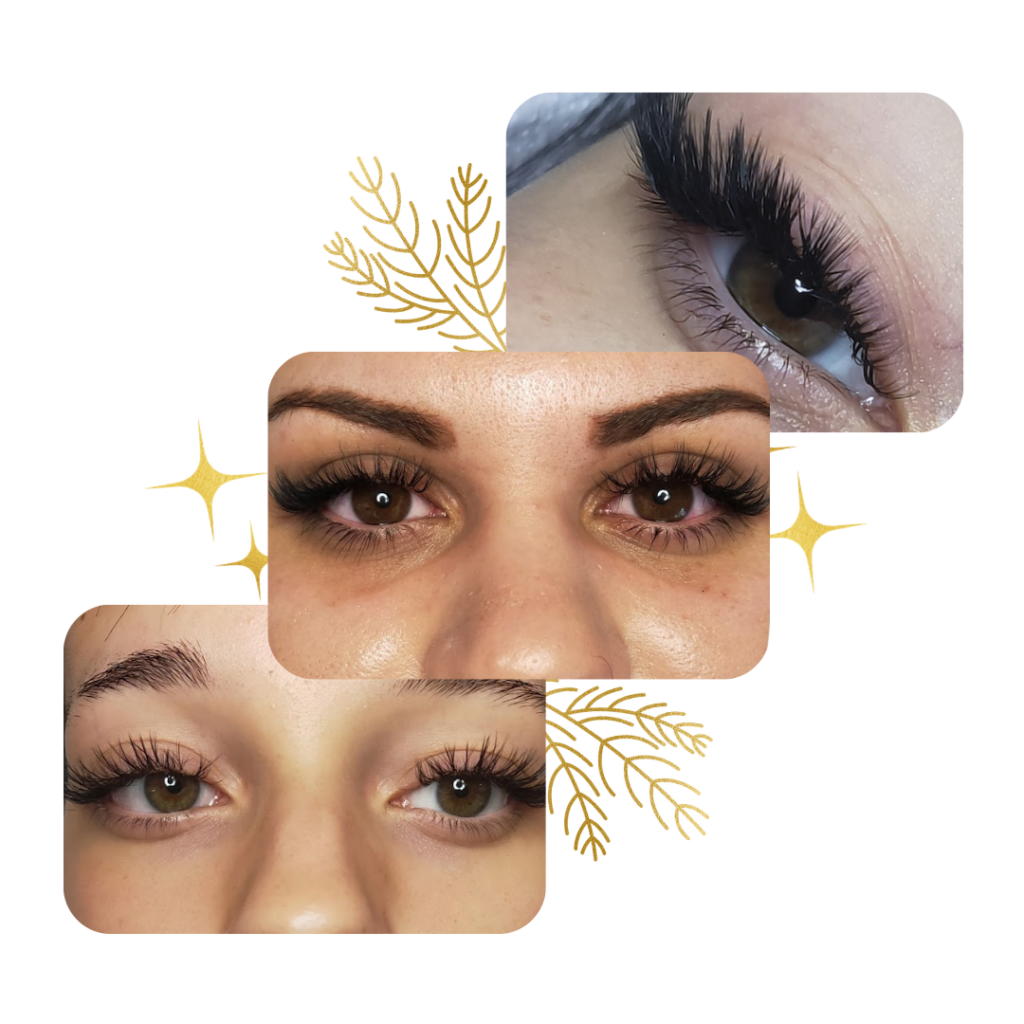 Extension ciglia effetto volume, intensità e sguardo profondo